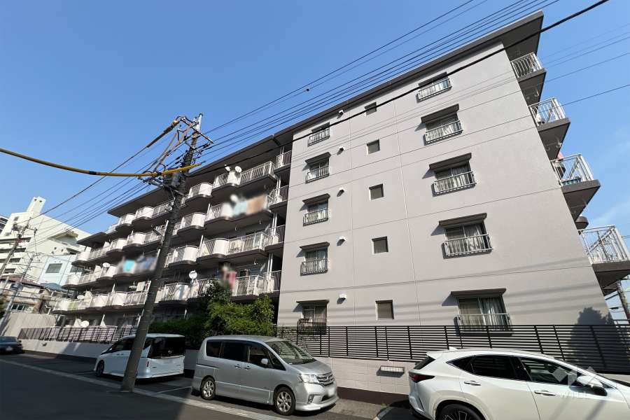 トーア川口マンションの外観（西側から）