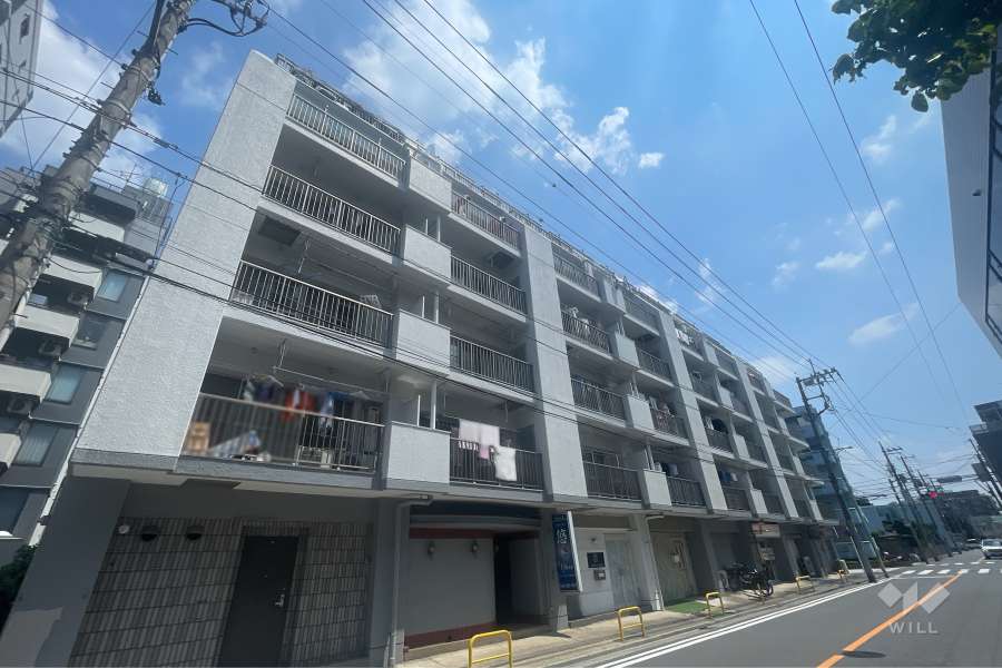 セルリアンハイツの外観（南西側から）