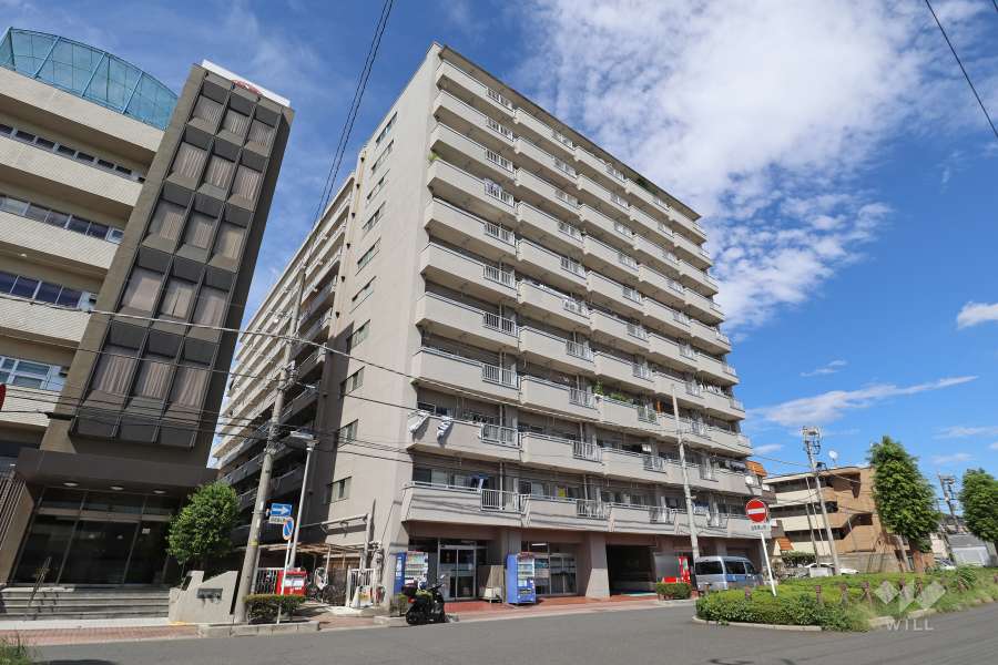 ウィンザーハイム西川口の外観（南西側から）