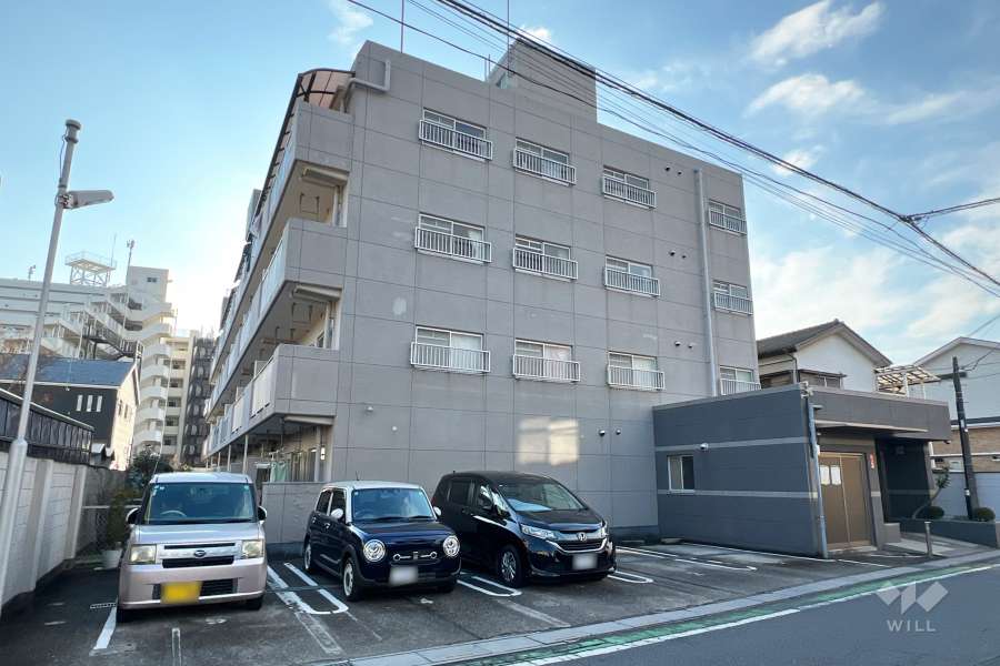 エンゼル川ログリーンハイツ第2の外観（北東側から）