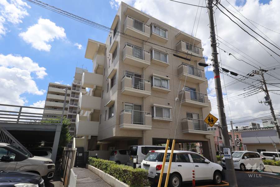 マートルコート川口の外観（北東側から）　