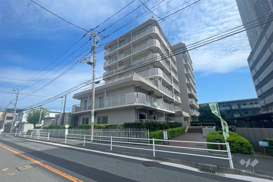 ベルエア第２川口の外観（北西側から）