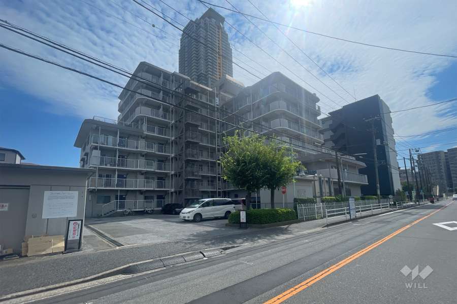 ベルエア第２川口の外観（北東側から）