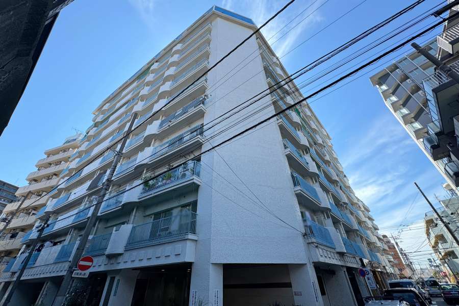 フドウ西川口ハイツの外観（北西側から）.