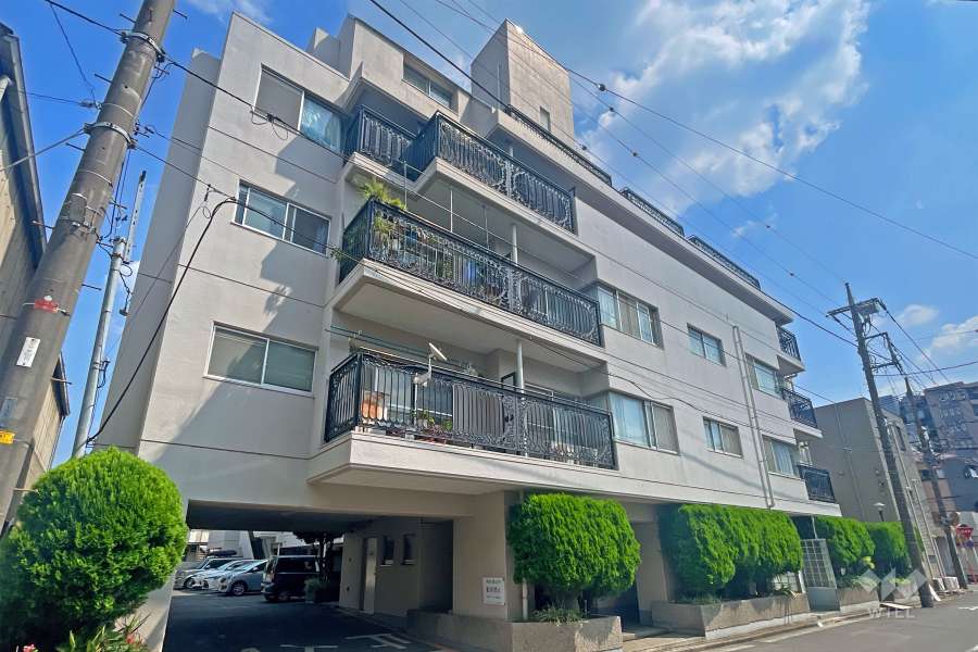 アーバンハイツ川口の外観（北西側から）
