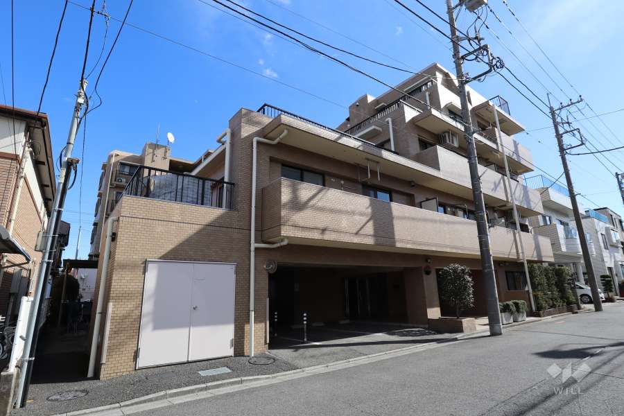 プロスペル川口青木の外観（北西側から）