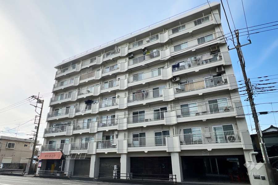 第5コーポサンキョーの外観（北東側から）