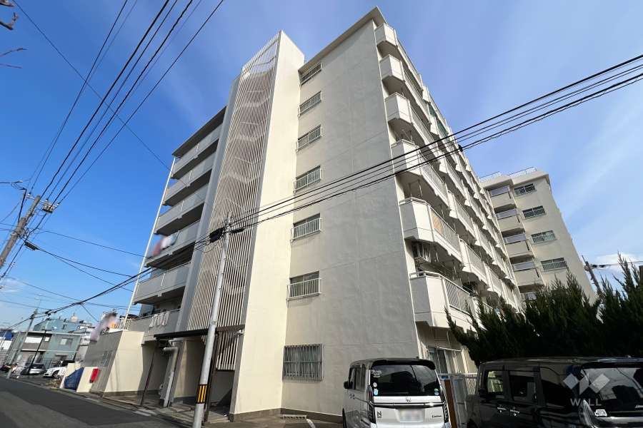 第5コーポサンキョーの外観（南西側から）