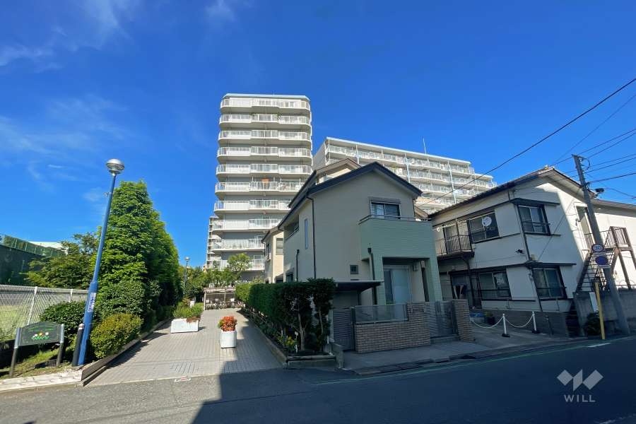 グリーンビュー第3川口の外観（南東側から）