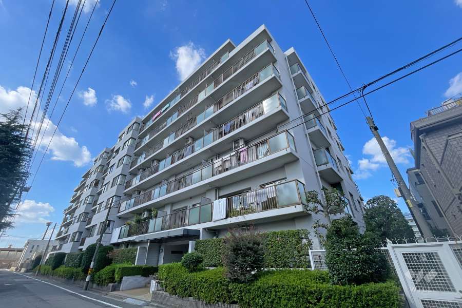 コープ野村青木町公園２の外観（南東側から）