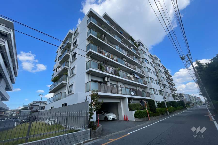 コープ野村青木町公園２の外観（南西側から）