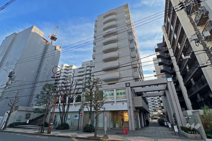 ライオンズシティ川口の外観（北西側から）