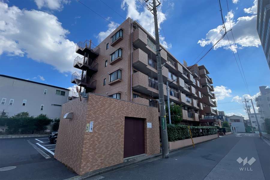 ライオンズマンション川口青木町公園の外観（北西側から）