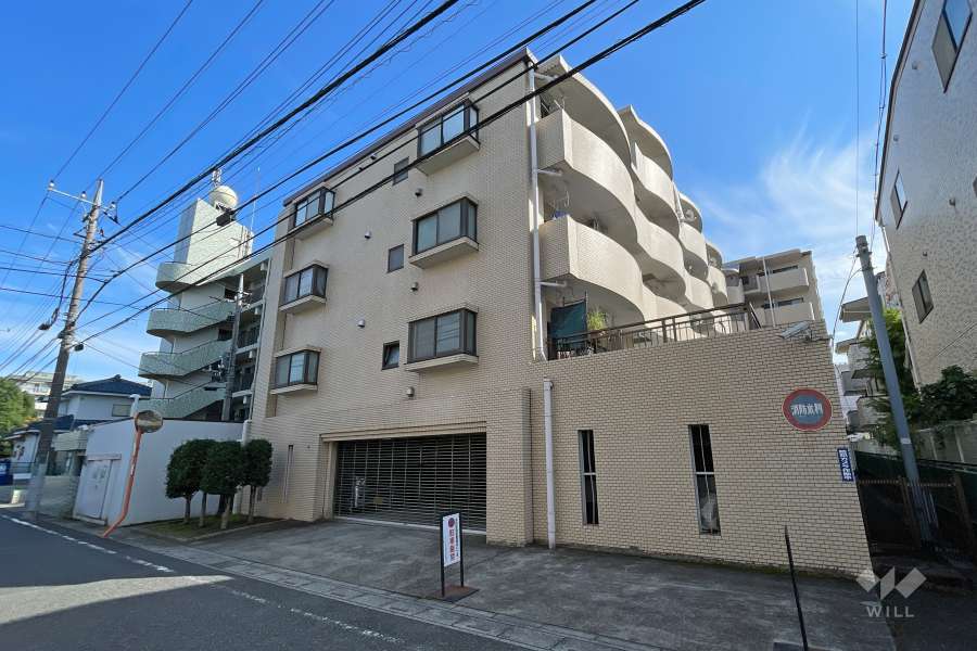 セントヒルズ東川口の外観（北西側から）
