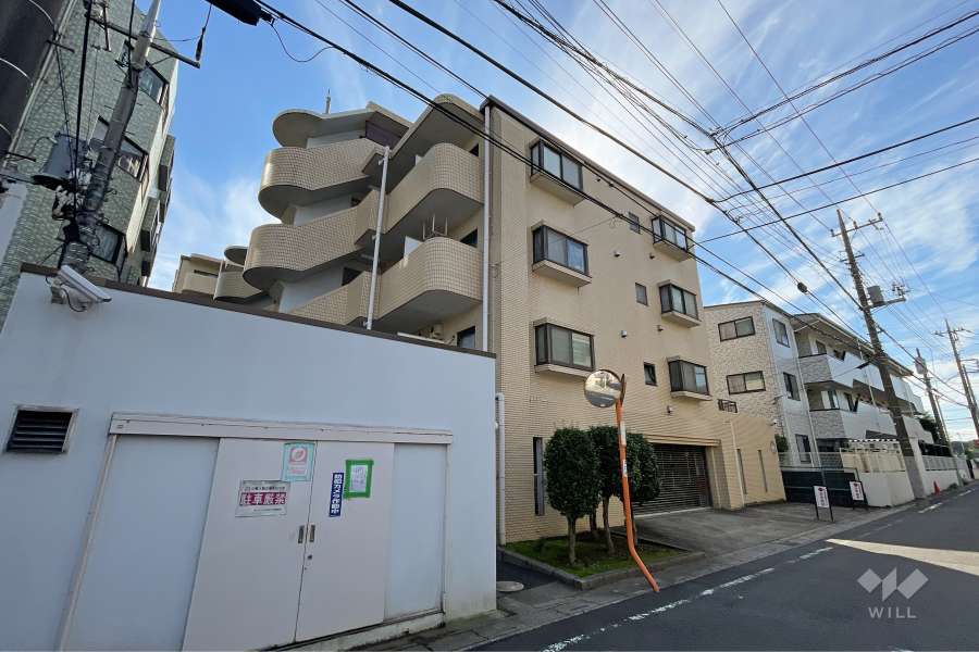 セントヒルズ東川口の外観（北東側から）