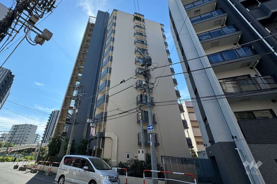 西川口パークハウスの外観（北西側から）