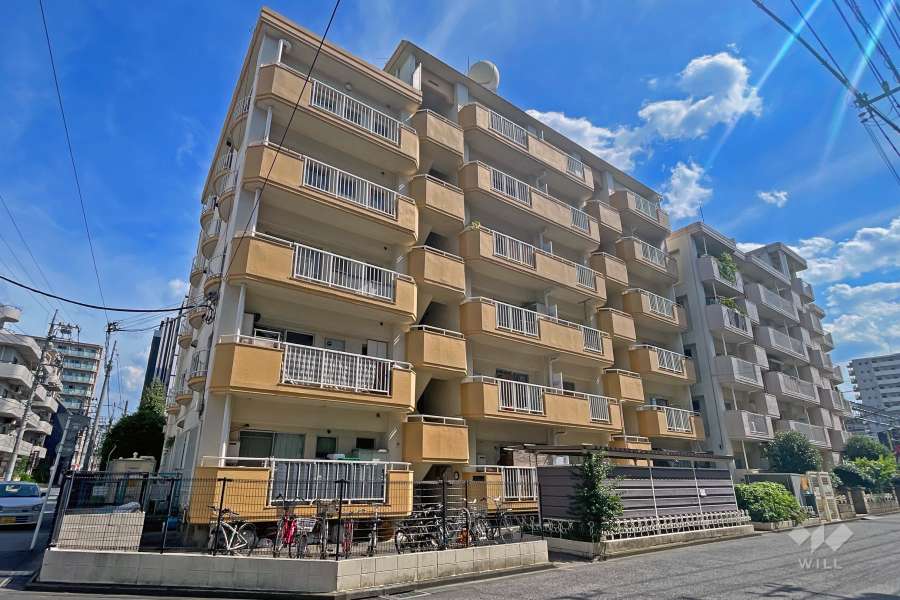 並木第２コーポサンキョーの外観（北西側から）