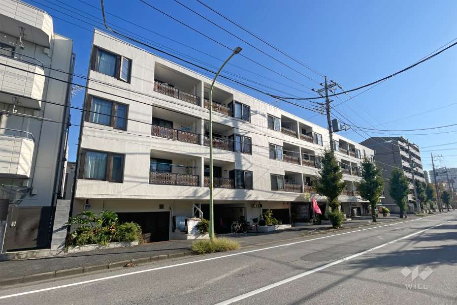 サンリーブ幸町コートハウスの外観（南西側から）