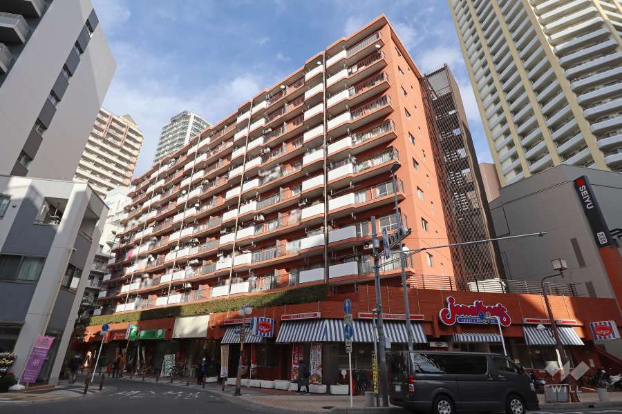 フジタ川口マンションの外観（南西側から）