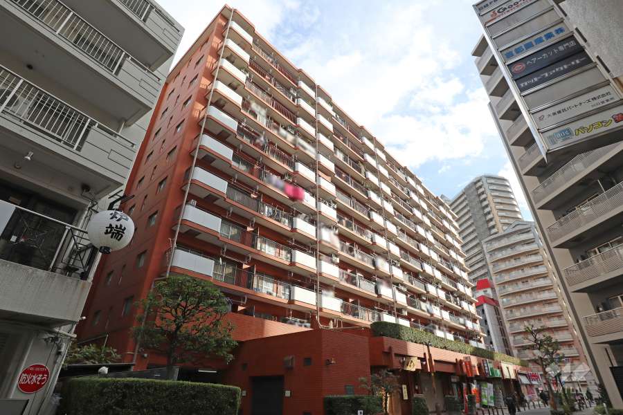 フジタ川口マンションの外観（北西側から）