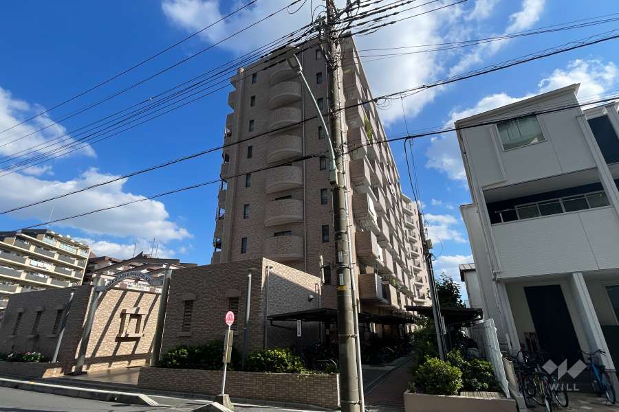 朝日プラザ川口青木の外観（北西側から）