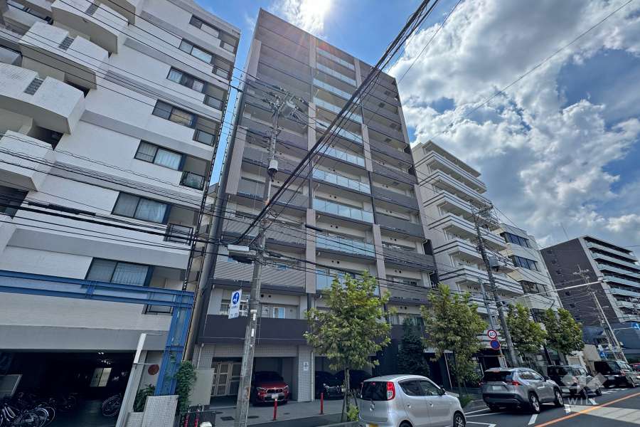 シティインデックス蕨2の外観（北東側から）