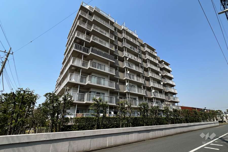 グリーンパーク鳩ヶ谷B棟の外観（南東側から）