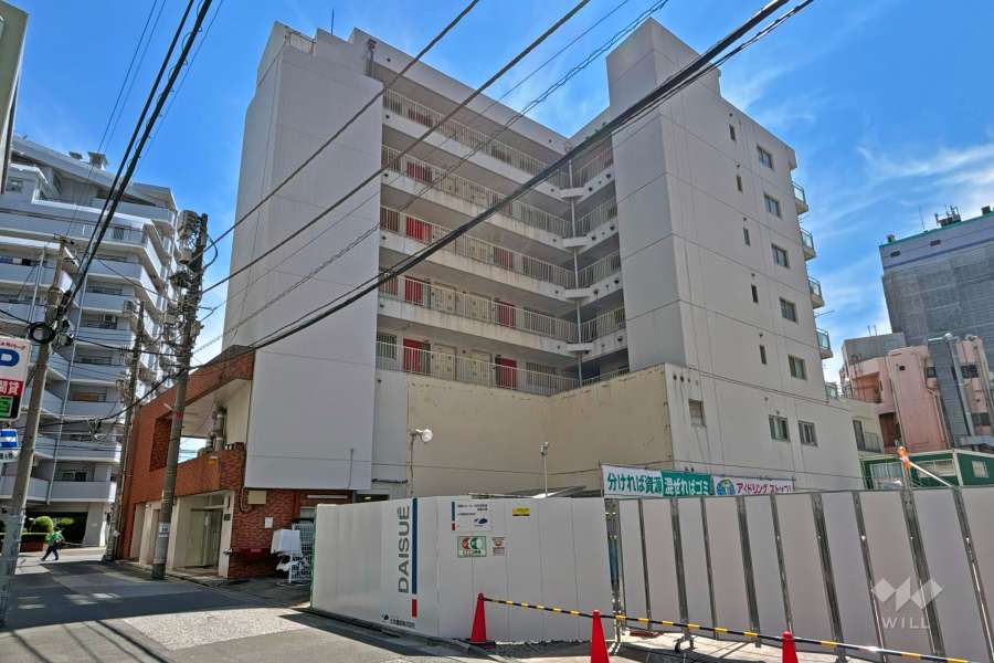 ダイヤピアの外観（北西側から）