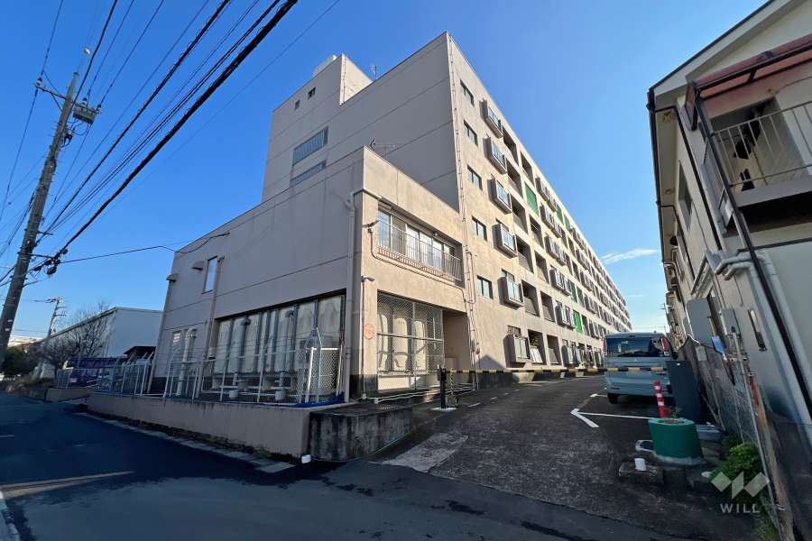 コーポ根岸の外観（北西側から）