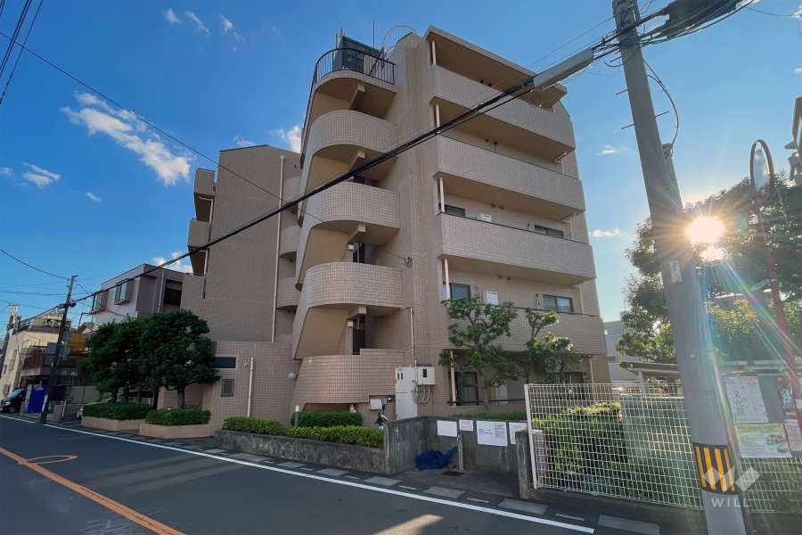 コスモ鳩ヶ谷セカンドヴィラージュの外観（北東側から）