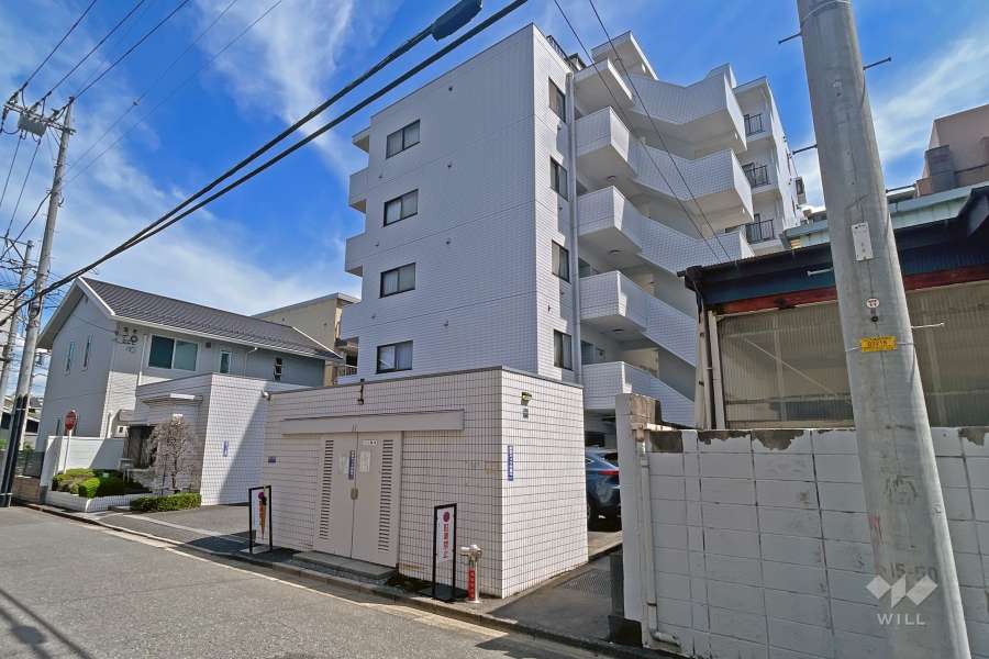 東急ドエルアルス川口並木の外観（北西側から）