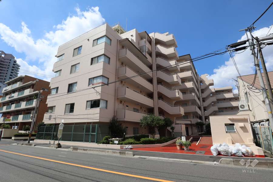 中銀川口マンシオンの外観（北東側から）