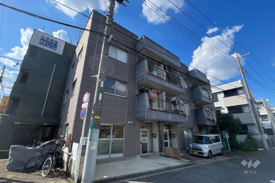 ヴィラ川口の外観（南東側から）