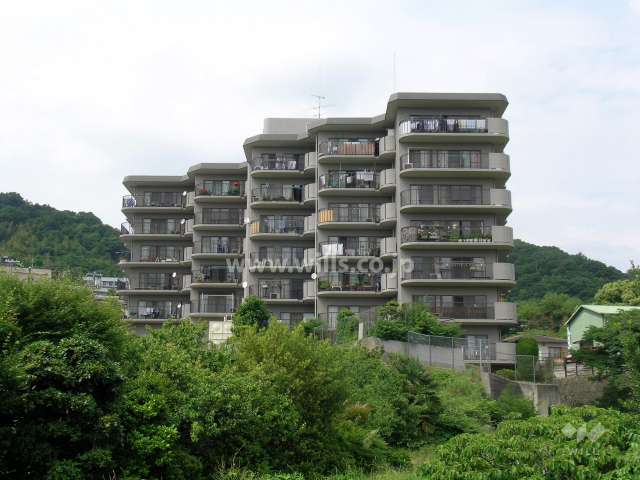 池田山の手エーデルハウスの外観（南側から）