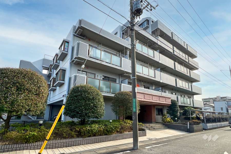 エンゼル鳩ヶ谷南壱番館の外観（北西側から）