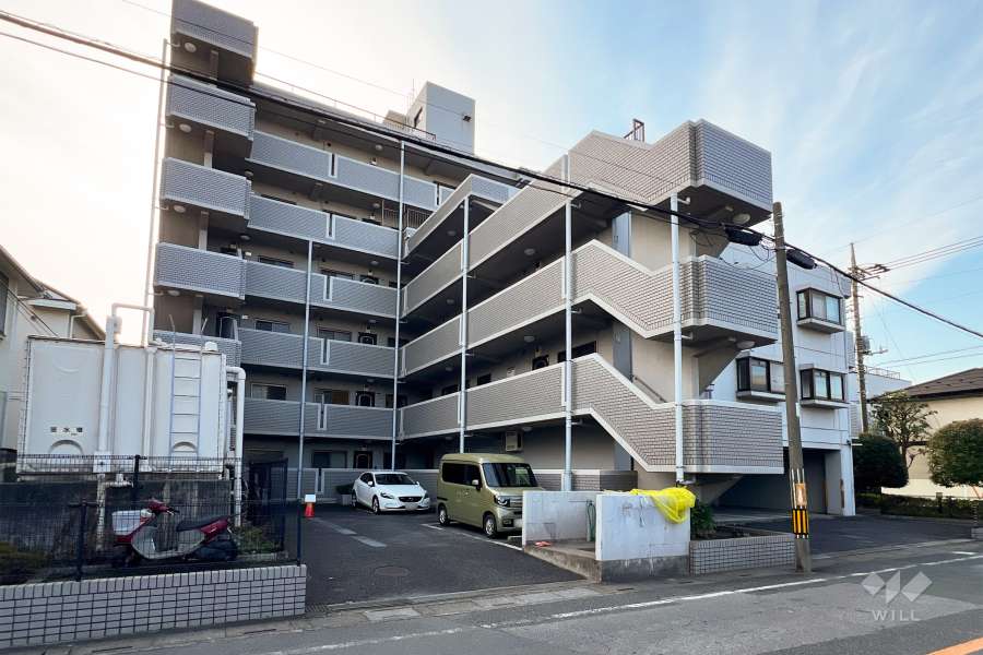 エンゼル鳩ヶ谷南壱番館の外観（北東側から）