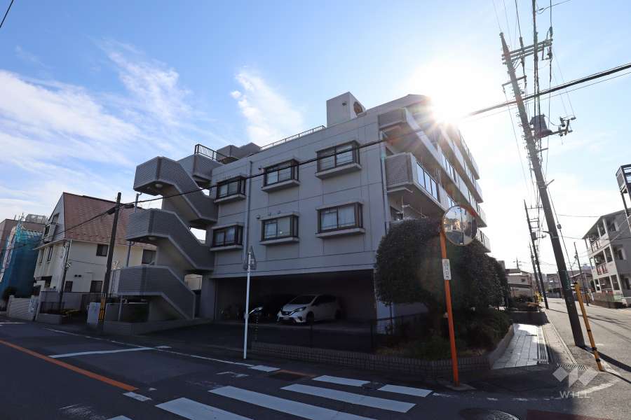エンゼル鳩ヶ谷南壱番館の外観（北西側から）