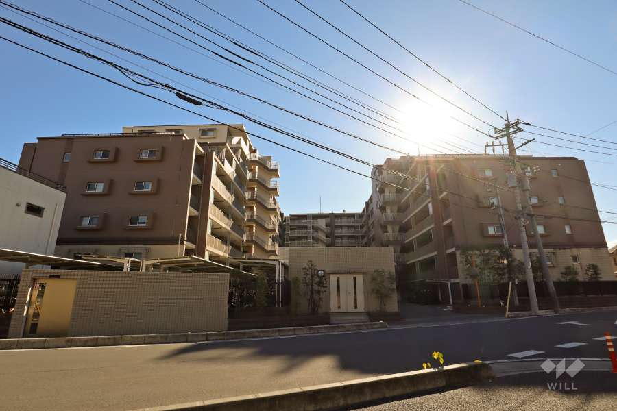 ルピアコート川口戸塚の外観（北側から）