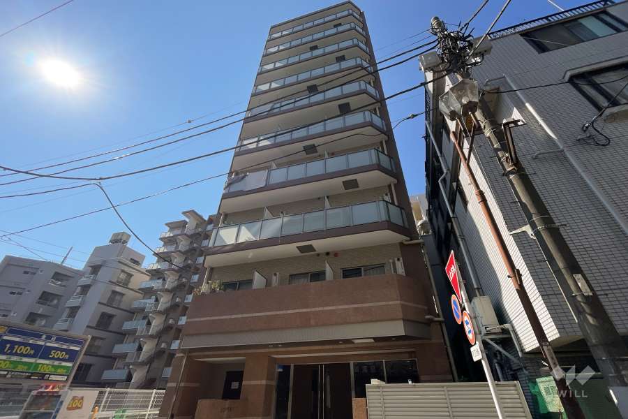 アゼスト西川口２の外観（北西側から）