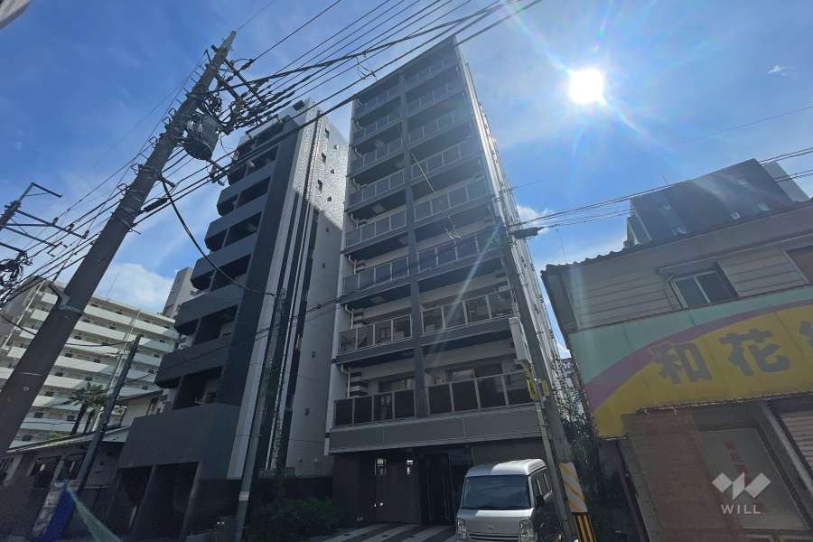 プレセダンヒルズ西川口の外観（北東側から）