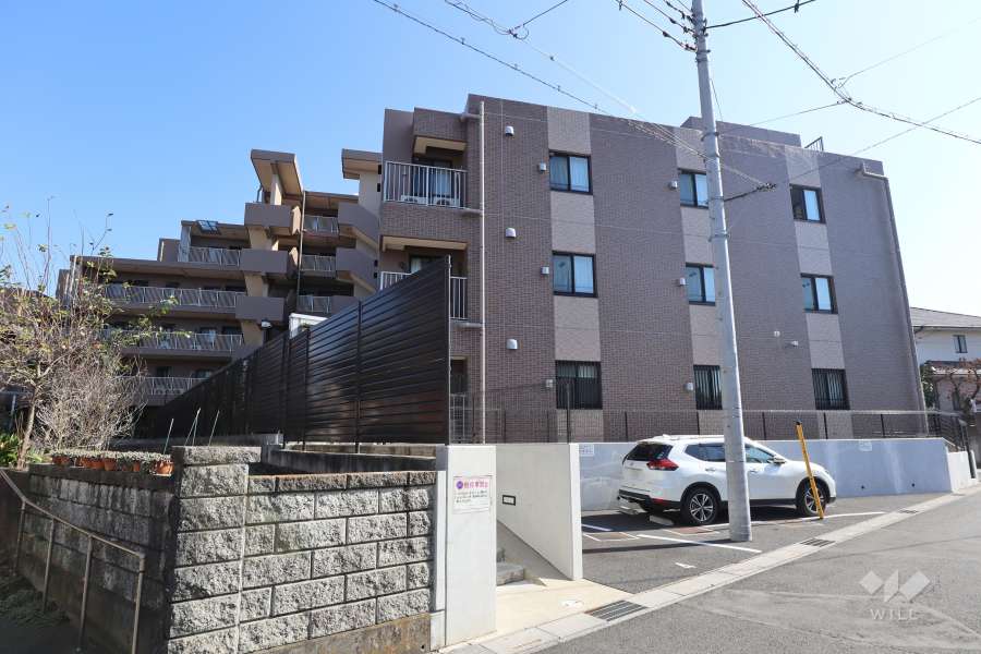 ソライエ東川口プレミアムレジデンスの外観（北西側から）