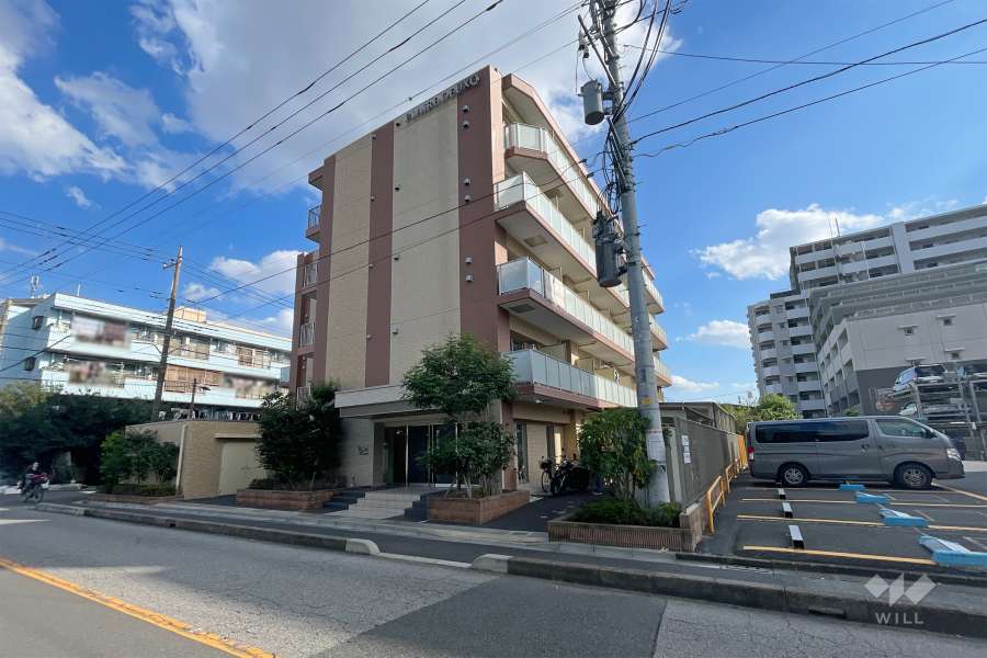 プレールドゥーク西川口２の外観（北西側から）