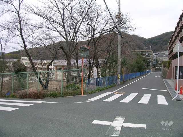 敷地に西側には『五月丘小学校』があります