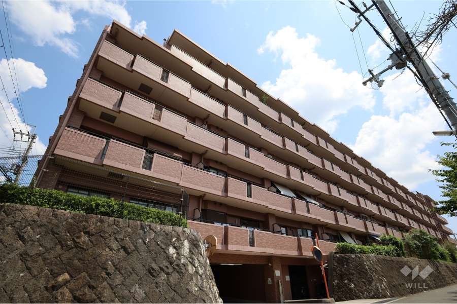 ダイアパレス池田五月丘の外観（北西側から）