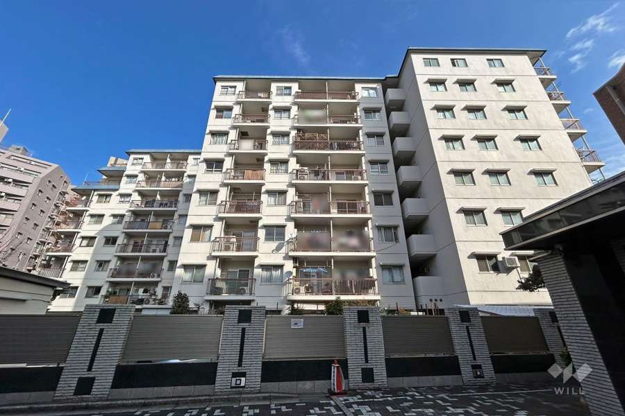 ヴィラロイヤル町屋の外観（南側から）