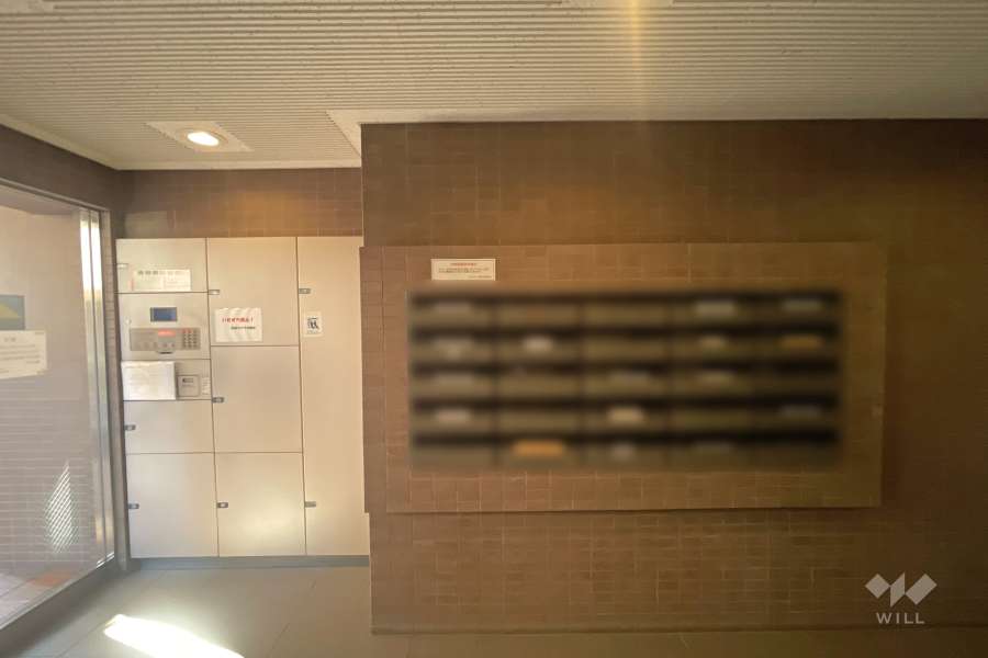 共用ポストと宅配ボックス