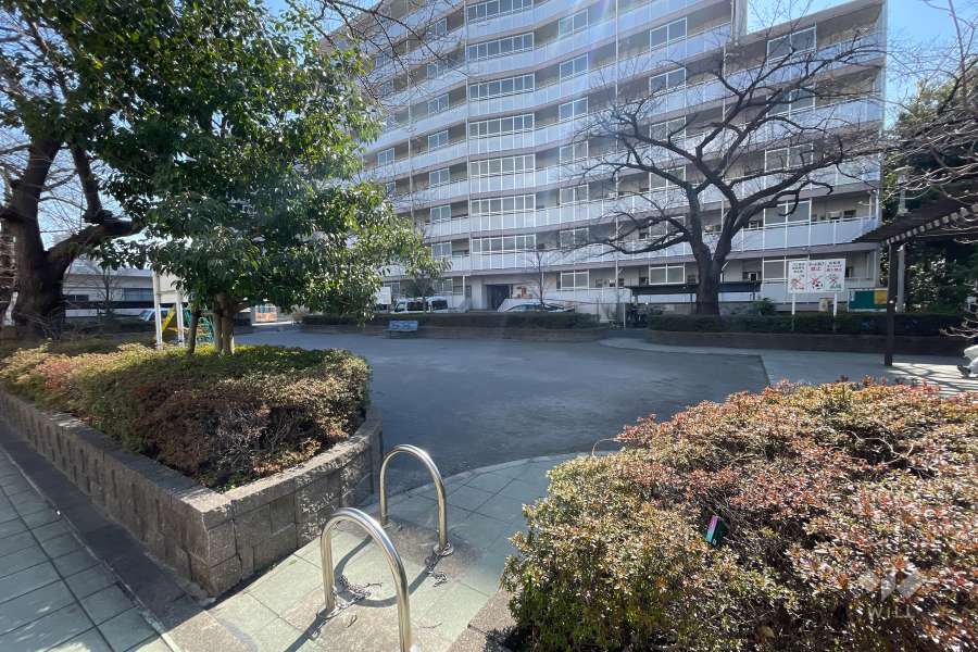 敷地南側に隣接する『仲道アパート児童遊園』