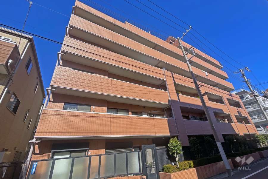 コスモ西尾の外観（南西側から）