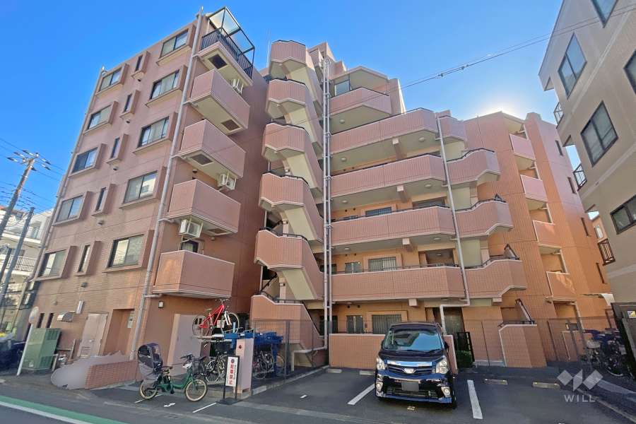 コスモ西尾久の外観（北西側から）