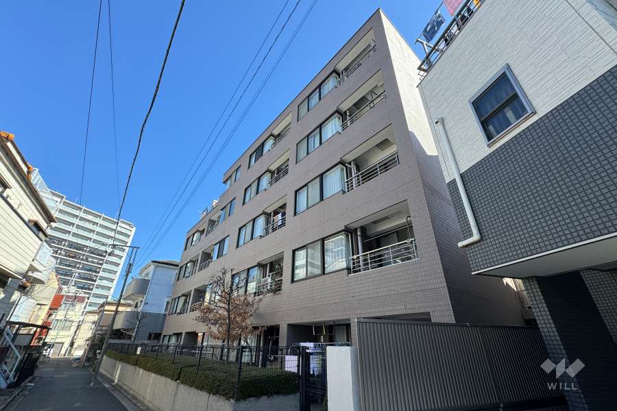 コスモ町屋グランコートの外観（南西側から）